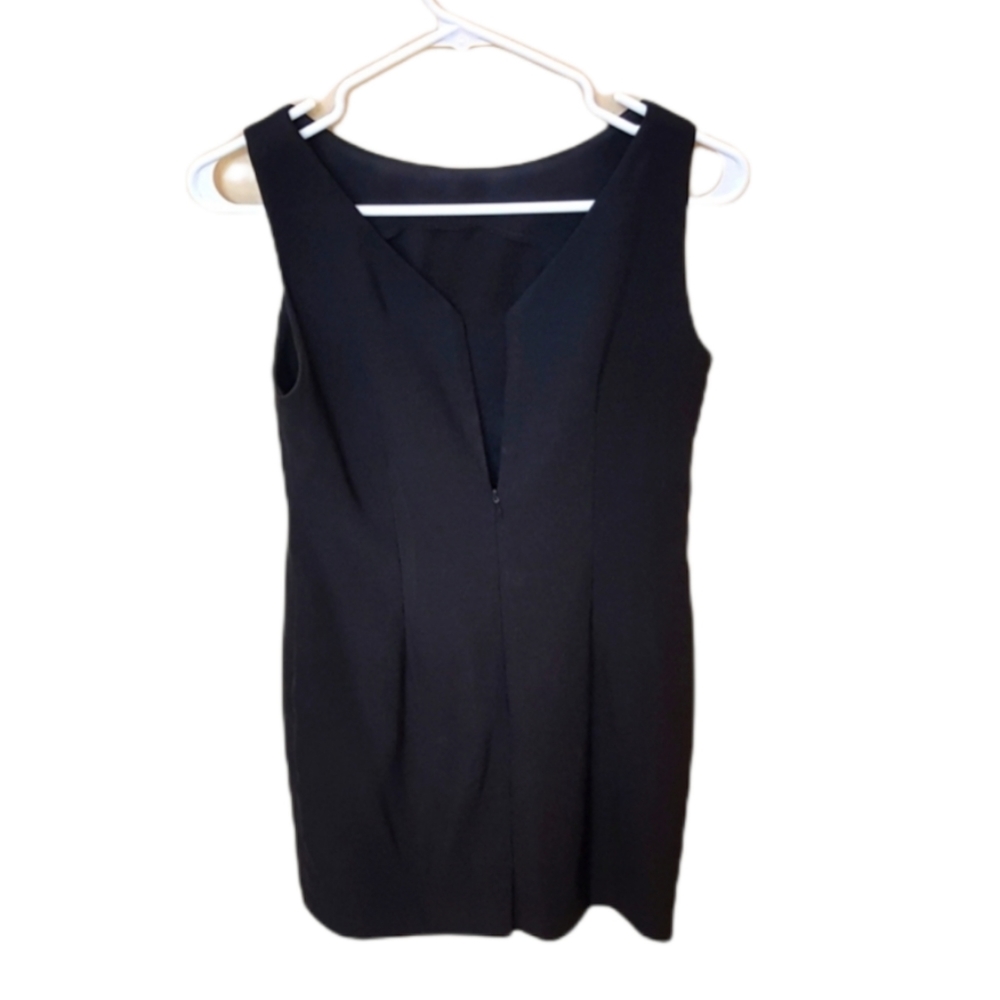 HUGO BUSCATI Black Zip up dress